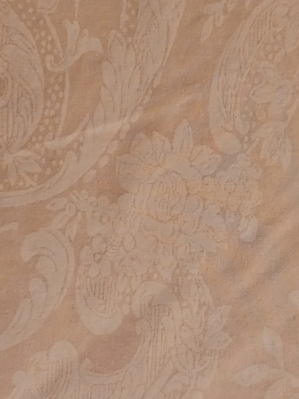 Ralph Lauren Dusty Pink Paisley Jacquard Flat Sheet - King Size
